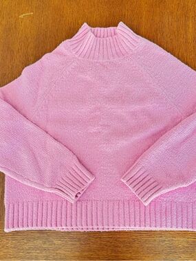 Old Navy Light Pink Mock Neck Sweater